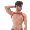 harnais elastique matt pop rouge 2