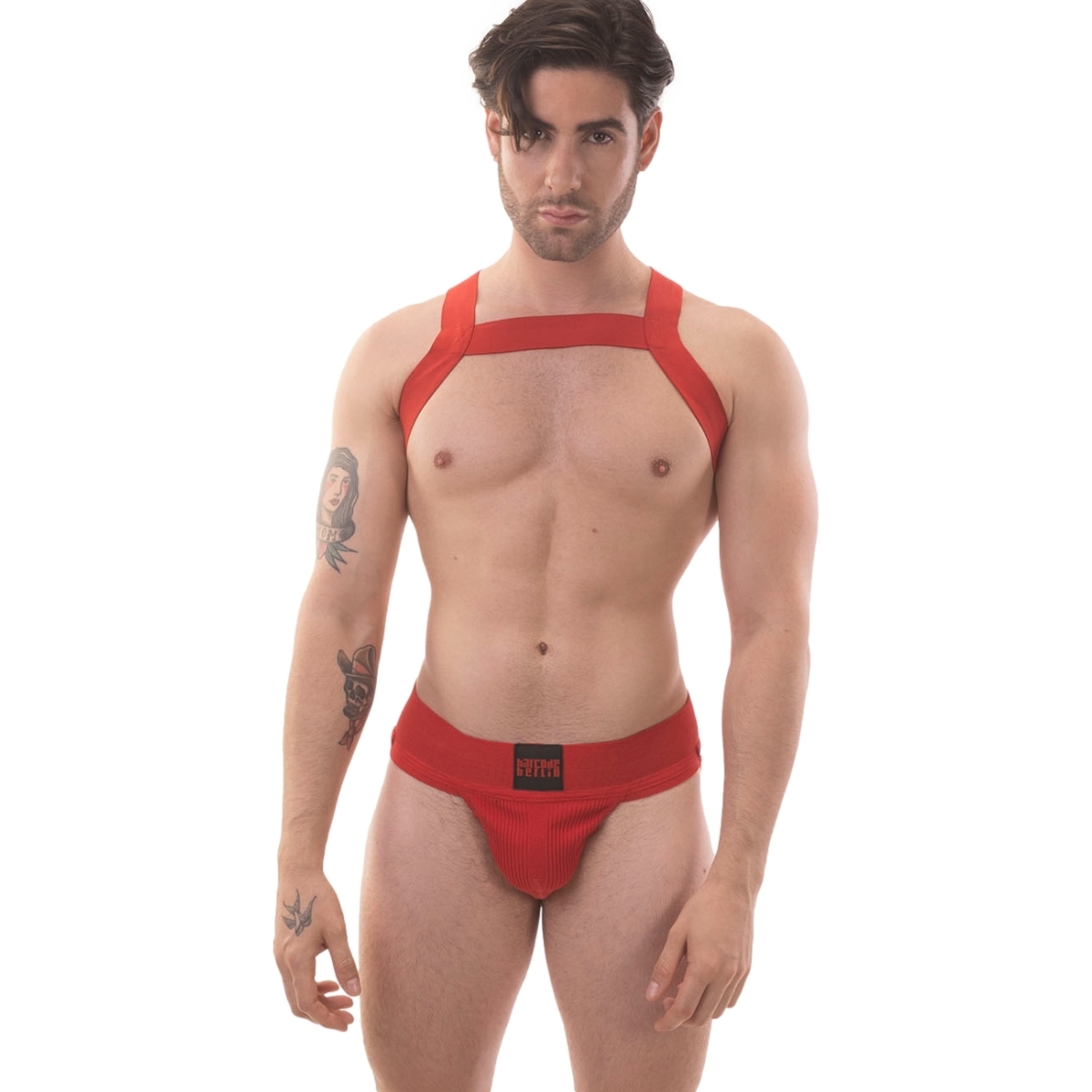 harnais elastique matt pop rouge 3