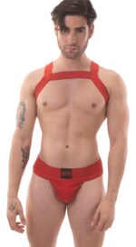 harnais elastique matt pop rouge 3