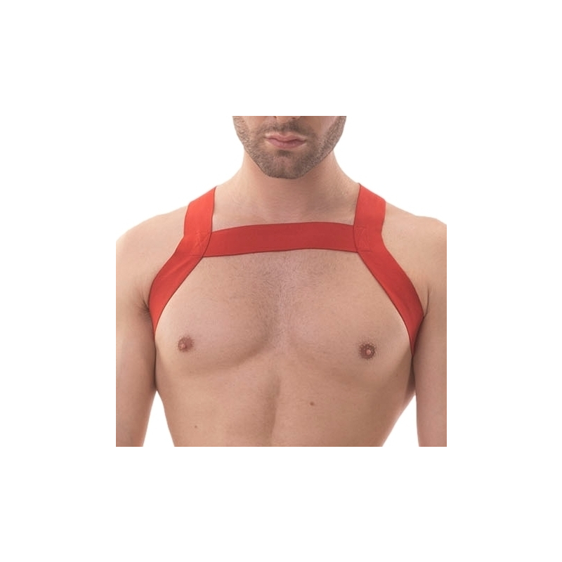 harnais elastique matt pop rouge