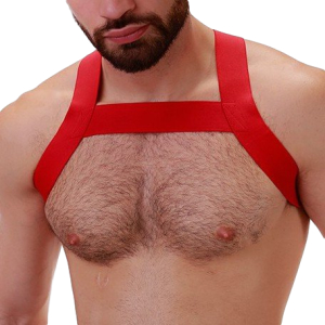 harnais elastique matt rouge 2