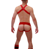 harnais elastique matt rouge 5