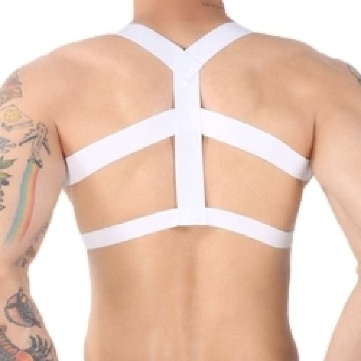 harnais elastique multi band blanc 1