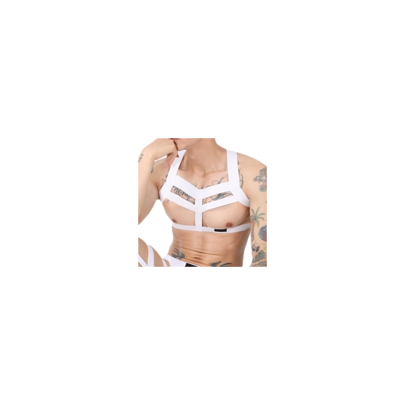 harnais elastique multi band blanc