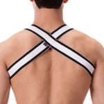 harnais elastique vers noir blanc 1