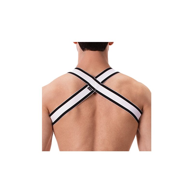 harnais elastique vers noir blanc 1