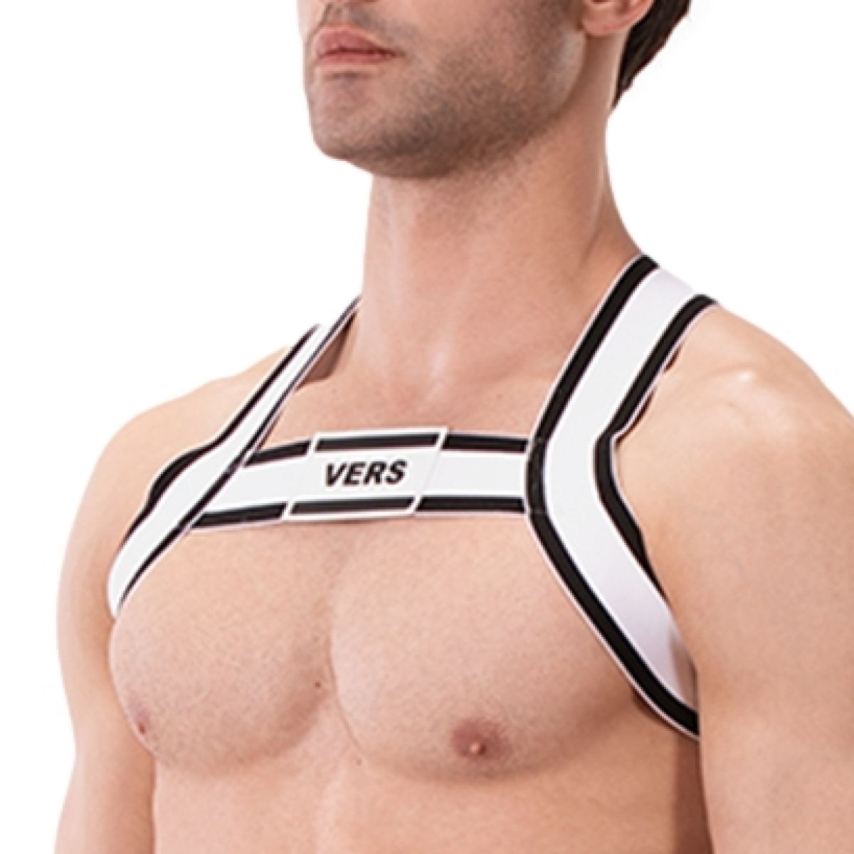 harnais elastique vers noir blanc 2