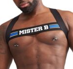 harnais elastique x back noir bleu