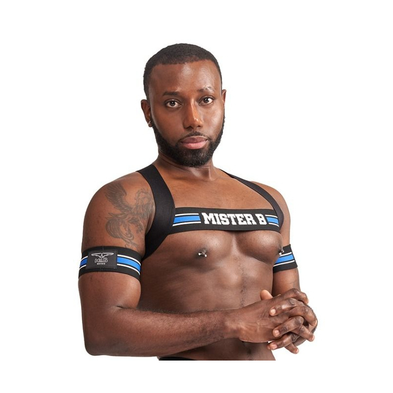 harnais elastique x back noir bleu 4