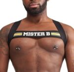 harnais elastique x back noir jaune