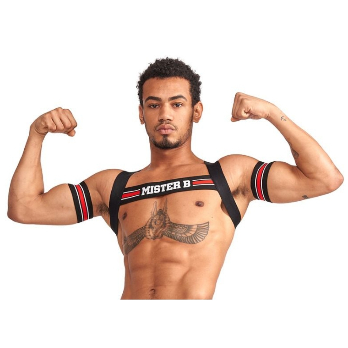 harnais elastique x back noir rouge 17