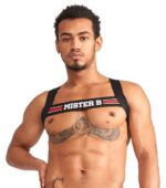 harnais elastique x back noir rouge 2