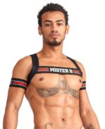 harnais elastique x back noir rouge 6