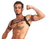 harnais elastique x back noir rouge 8