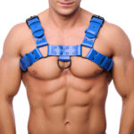 harnais en cuir bulldog bleu 2 scaled