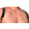 harnais en cuir camouflage accessoires noir 1