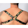 harnais en cuir camouflage accessoires noir 4