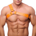 harnais en cuir half orange 2 scaled