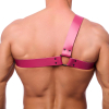 harnais en cuir half rose 3
