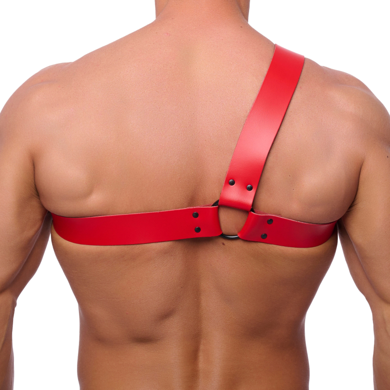 harnais en cuir half rouge 3 scaled