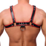 harnais en cuir premium noir rouge 3 scaled