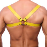 harnais en cuir shoulder jaune 3 scaled