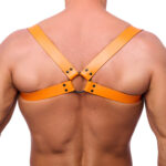 harnais en cuir shoulder orange 3 scaled
