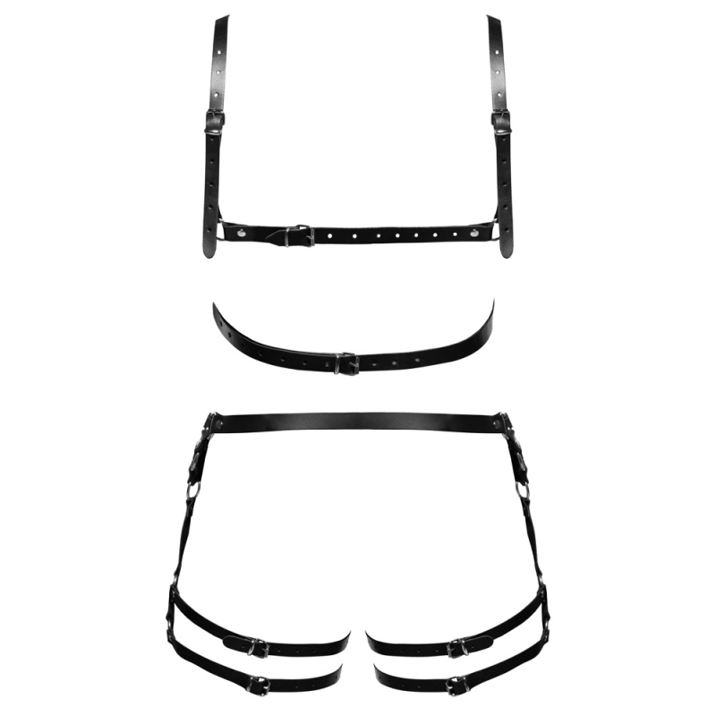 harnais en cuir torse et cuisses leatherset ml 5