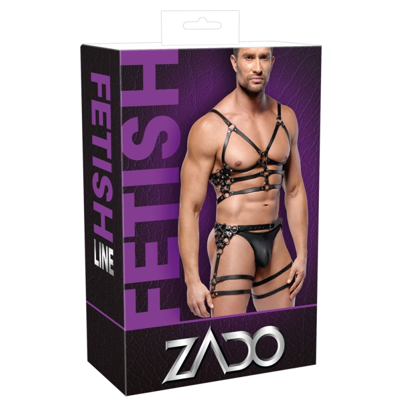 harnais en cuir torse et cuisses leatherset ml 6
