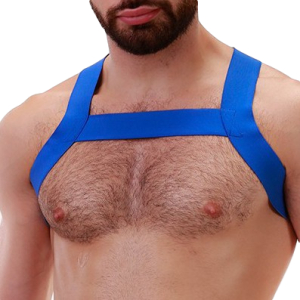 harnais en elastique matt bleu 2