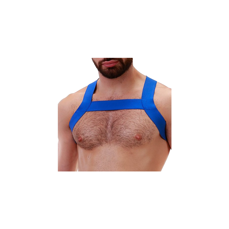 harnais en elastique matt bleu 2
