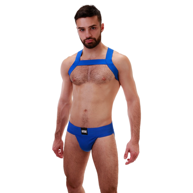 harnais en elastique matt bleu 4