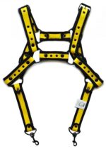 harnais en neoprene neo chest noir jaune 1