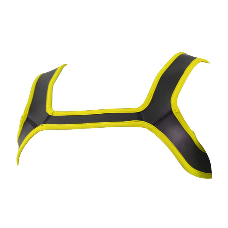 harnais en neoprene neo harness noir jaune