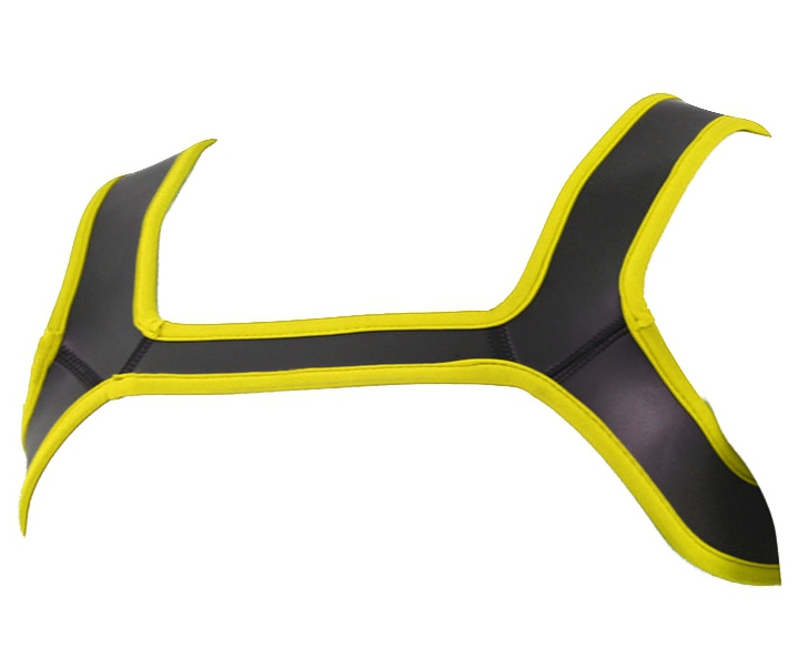harnais en neoprene neo harness noir jaune