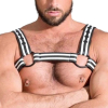 harnais en neoprene noir blanc 9