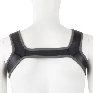 harnais en neoprene should wide noir gris 1