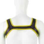 harnais en neoprene should wide noir jaune 1