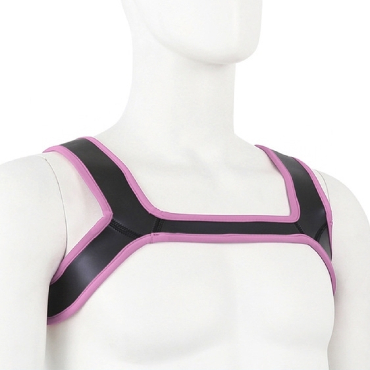 harnais en neoprene should wide noir rose 1