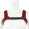harnais en neoprene should wide noir rouge 1
