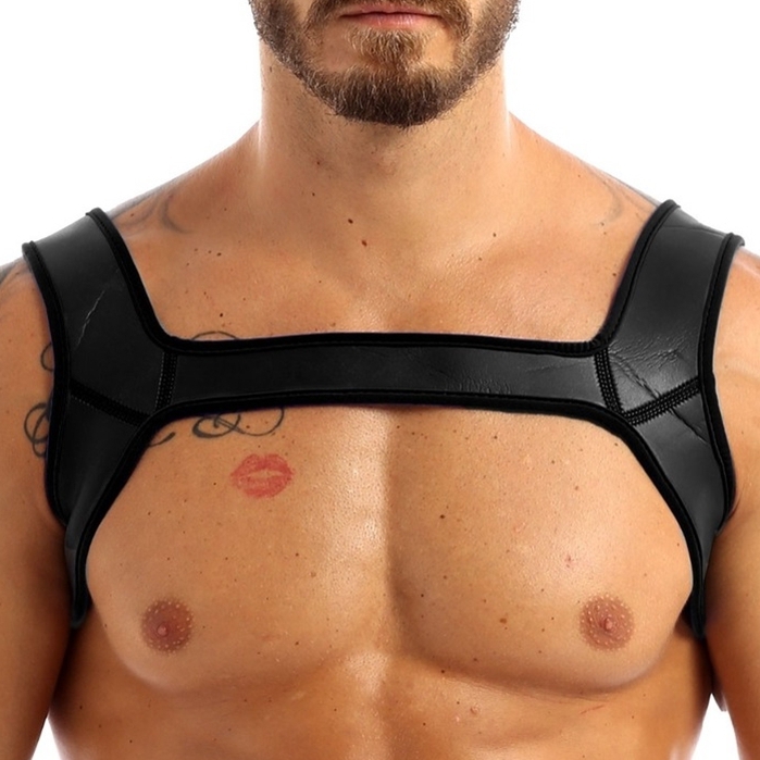 harnais en neoprene should wide noir