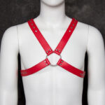 harnais homme deluxchest rouge 1