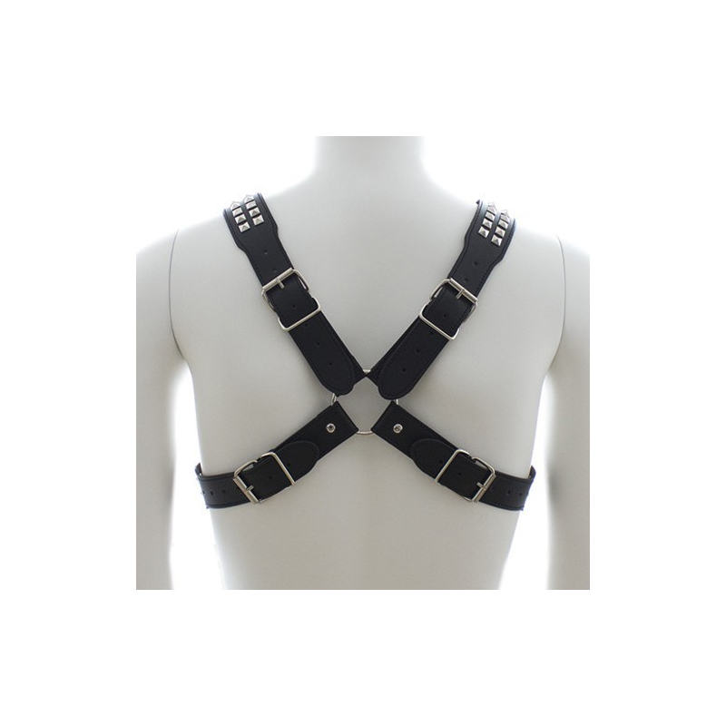 harnais homme studs steel chest 1