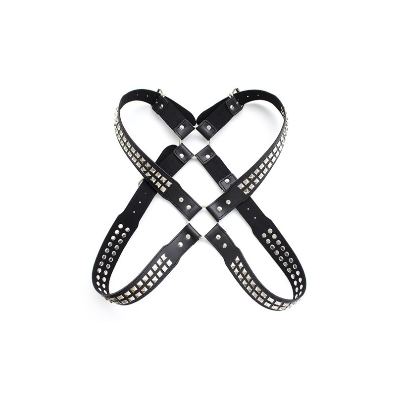 harnais homme studs steel chest 2