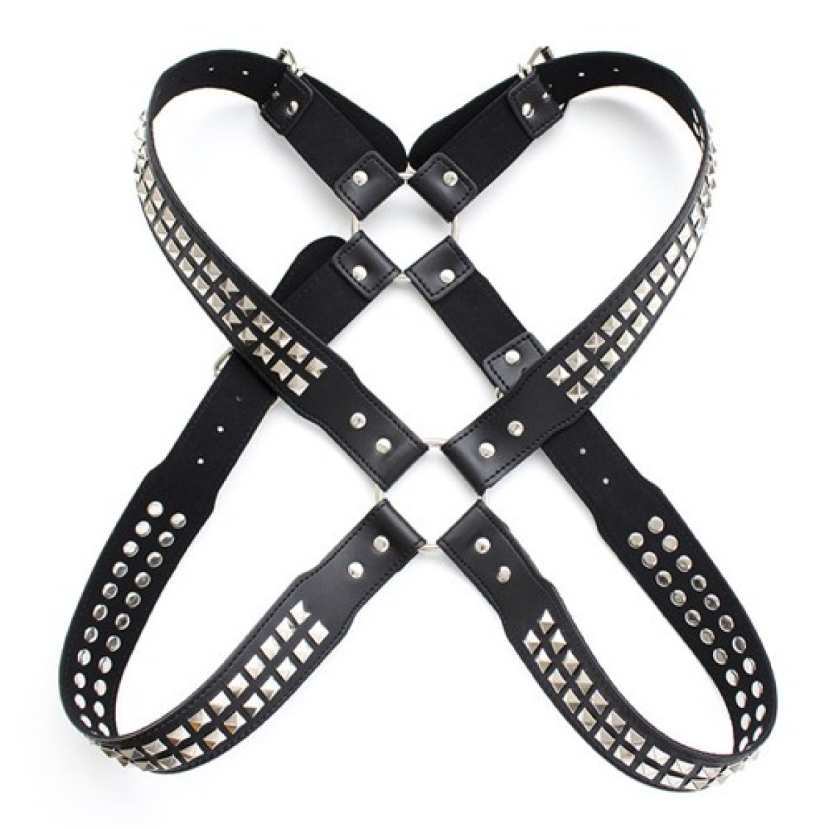 harnais homme studs steel chest 8