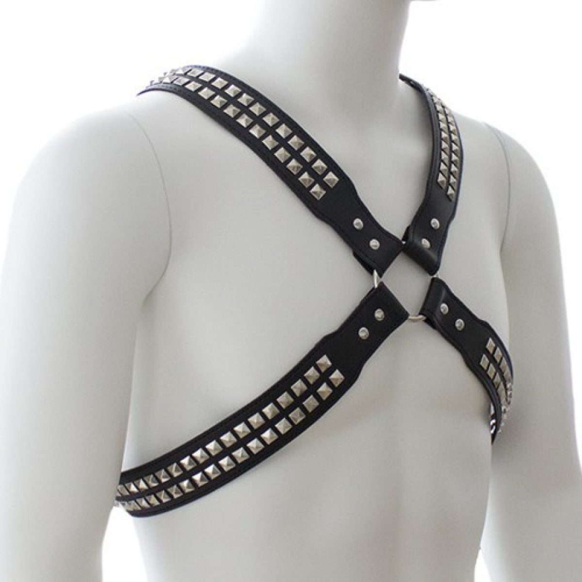 harnais homme studs steel chest 9