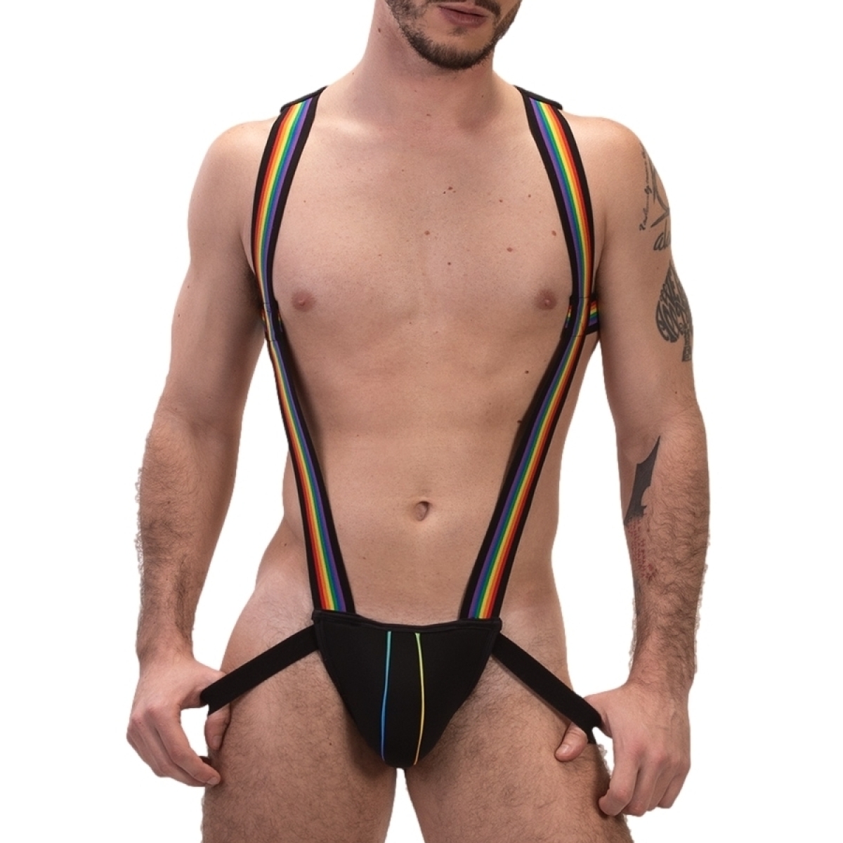 harnais jock pride infinity noir