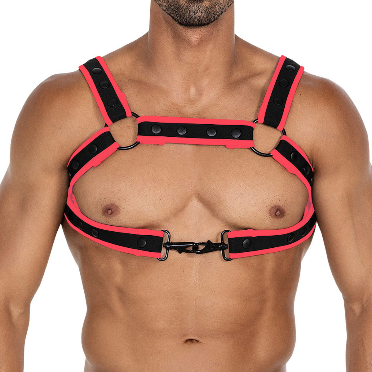 harnais neo noir rouge 2