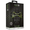 harnais neoprene phosphorescent glow shoulder noir vert neon 1