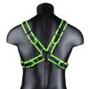 harnais phosphorescent cross glow noir vert neon 1